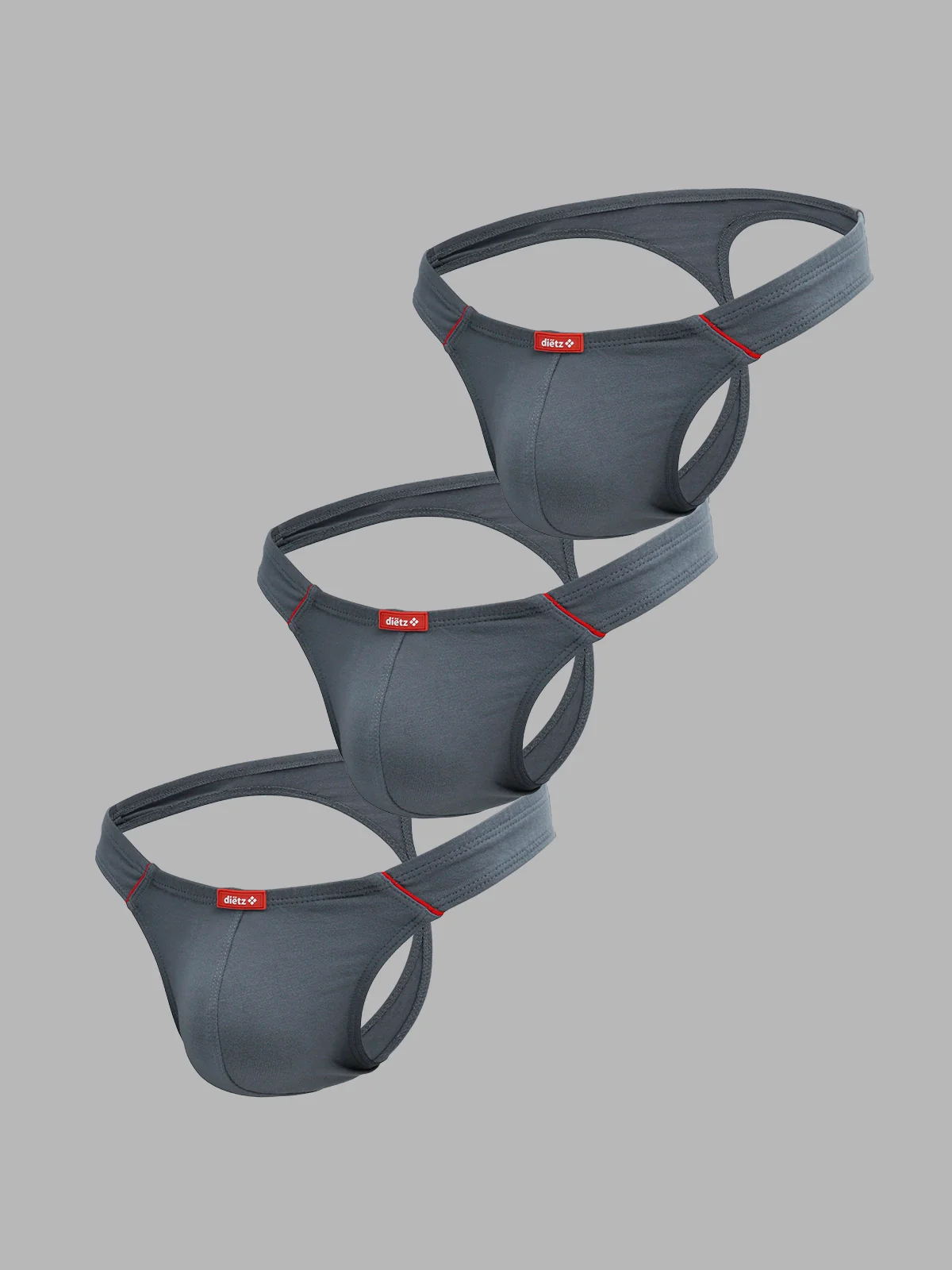 Set de 3 Tangas Monza Gris