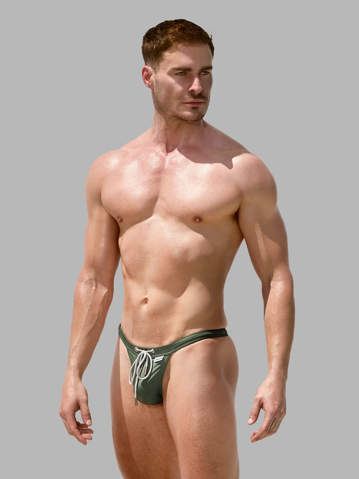 Traje de baño Stamina ST Tanga Verde olivo - Image 3