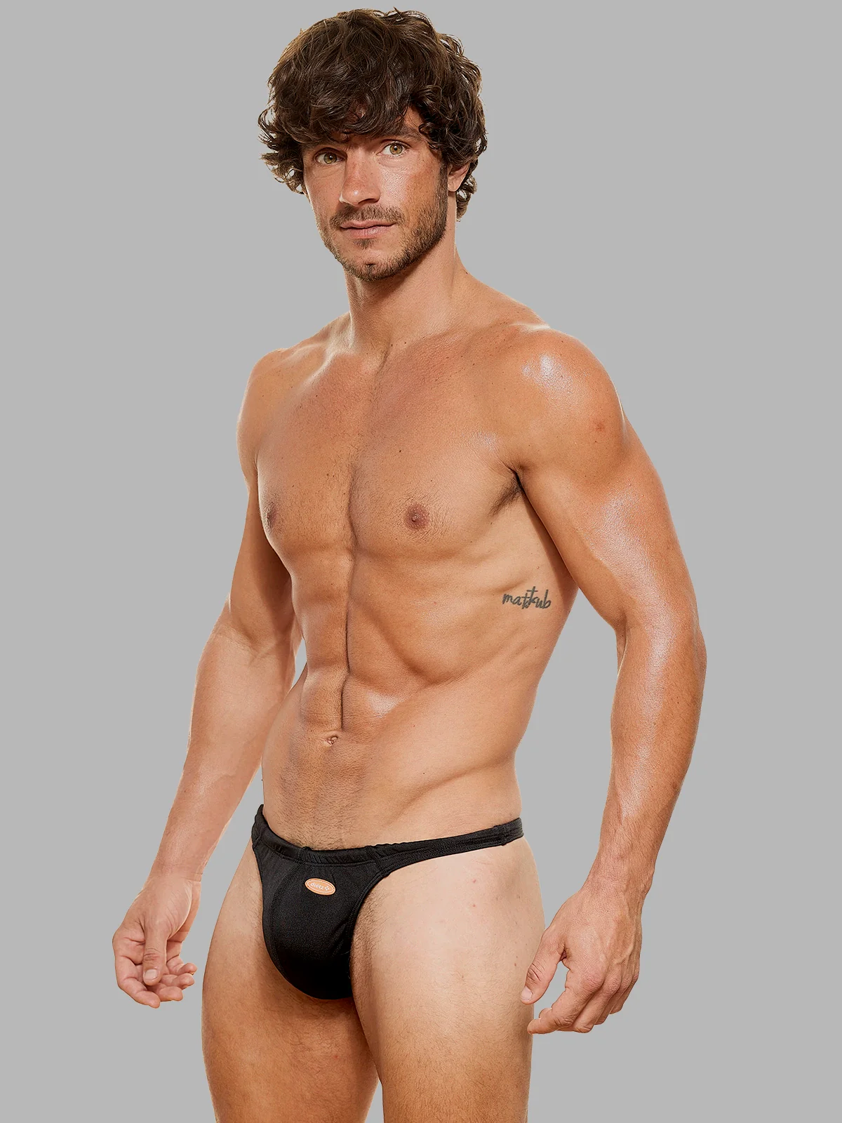 Traje de baño Tanga Palermo Negro - Image 2